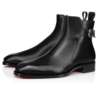 Botas Valido Christian Louboutin Hombre - Negros - 3201284BK01